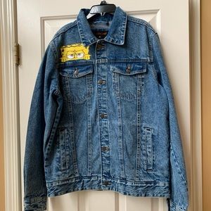 Members Only Nickelodeon SpongeBob Denim Jacket M